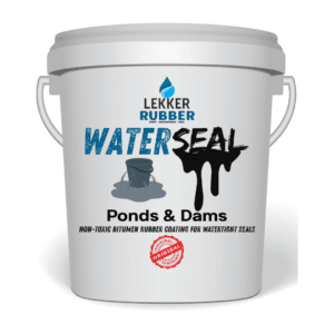 Lekker Rubber Waterseal for Ponds and Dams